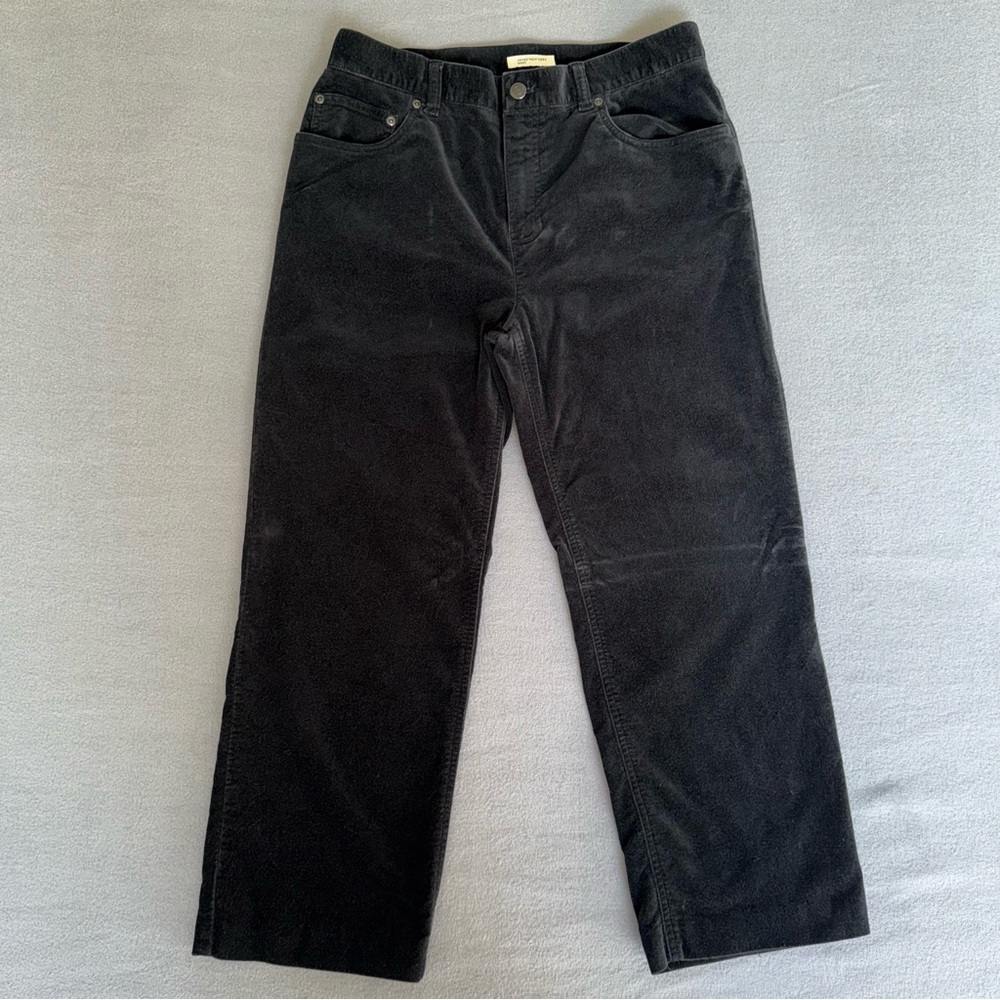 Jones New York Sport Black‎ Cotton 1% spandex Velvet feel Pants size 8